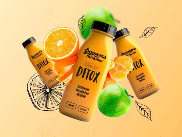 飲料包裝設(shè)計(jì)欣賞,DETOX飲料瓶包裝設(shè)計(jì)